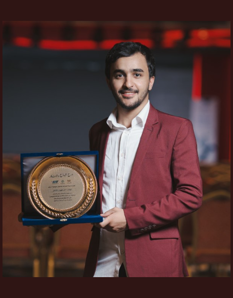 Receiving the Creativity & Innovation Shield