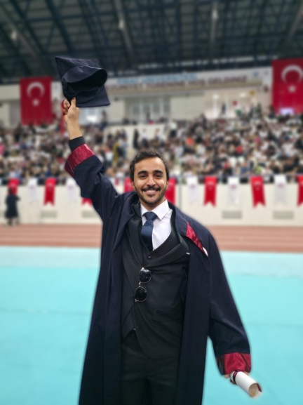 Anas Alqadhi on graduation day