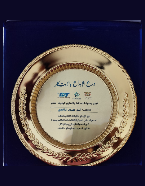 Creativity & Innovation Shield plaque